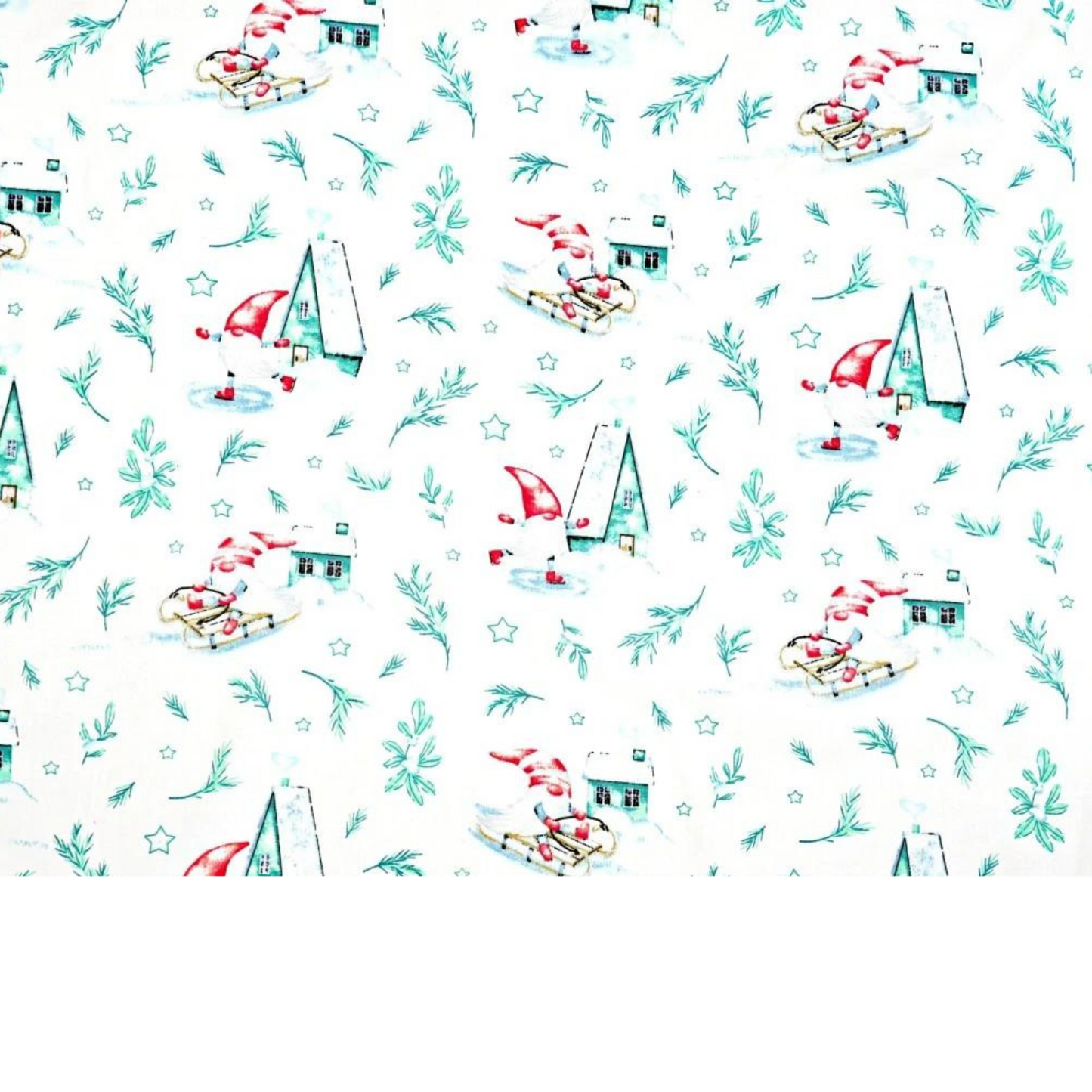 Tissu Coton Motif Noël