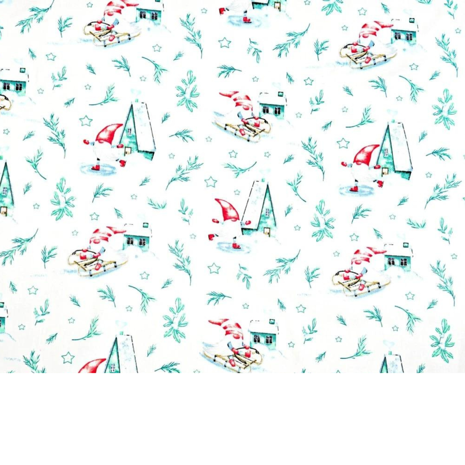 Tissu Coton Motif Noël