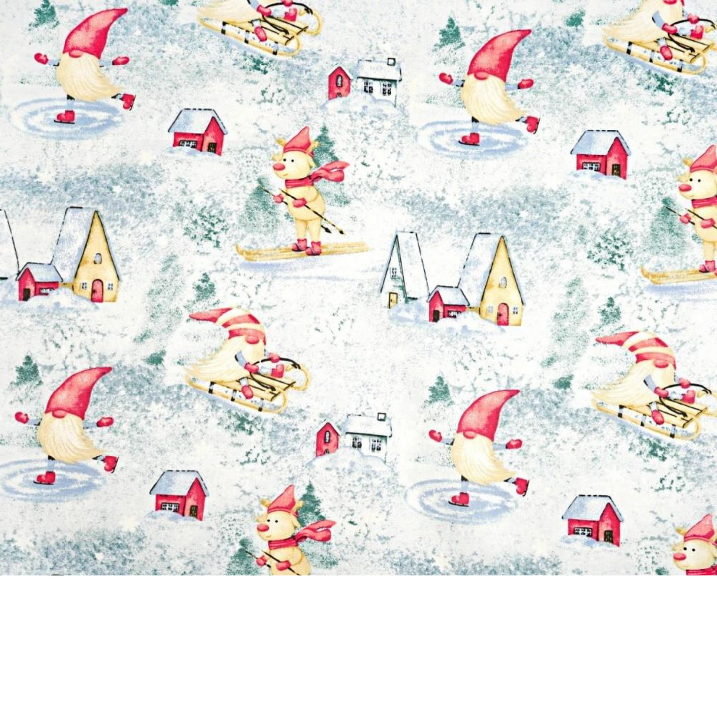 Tissu Coton Motif Noël
