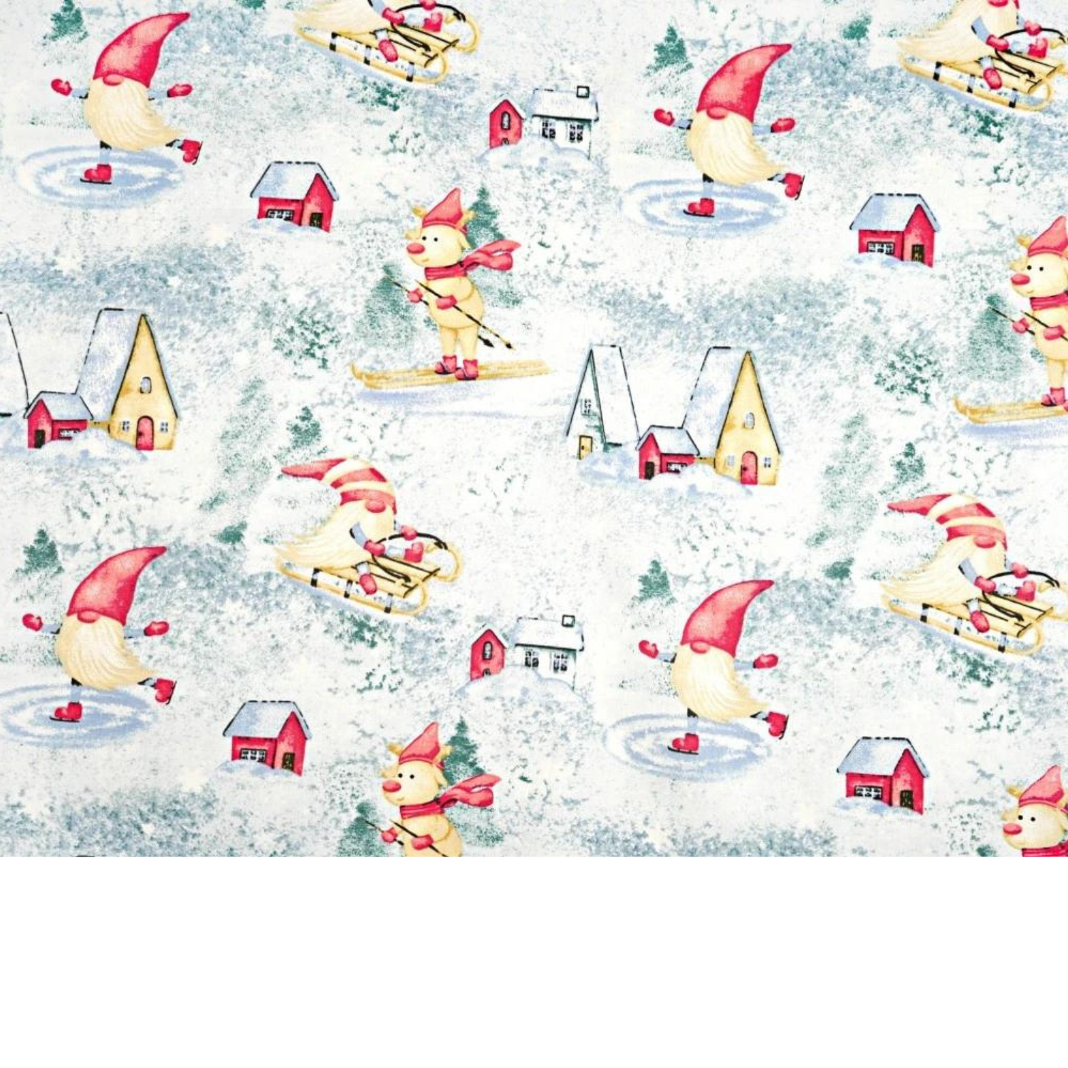 Tissu Coton Motif Noël