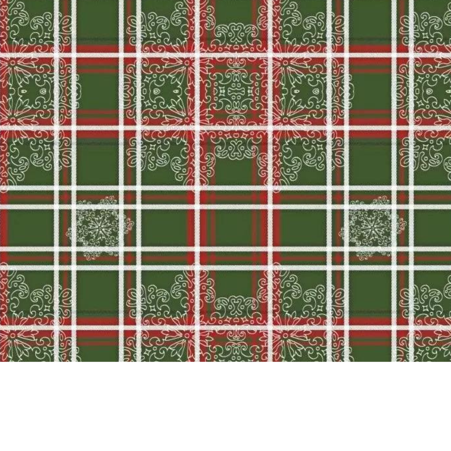 Tissu Coton Motif Noël