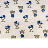 Tissu Coton Motif Oursons