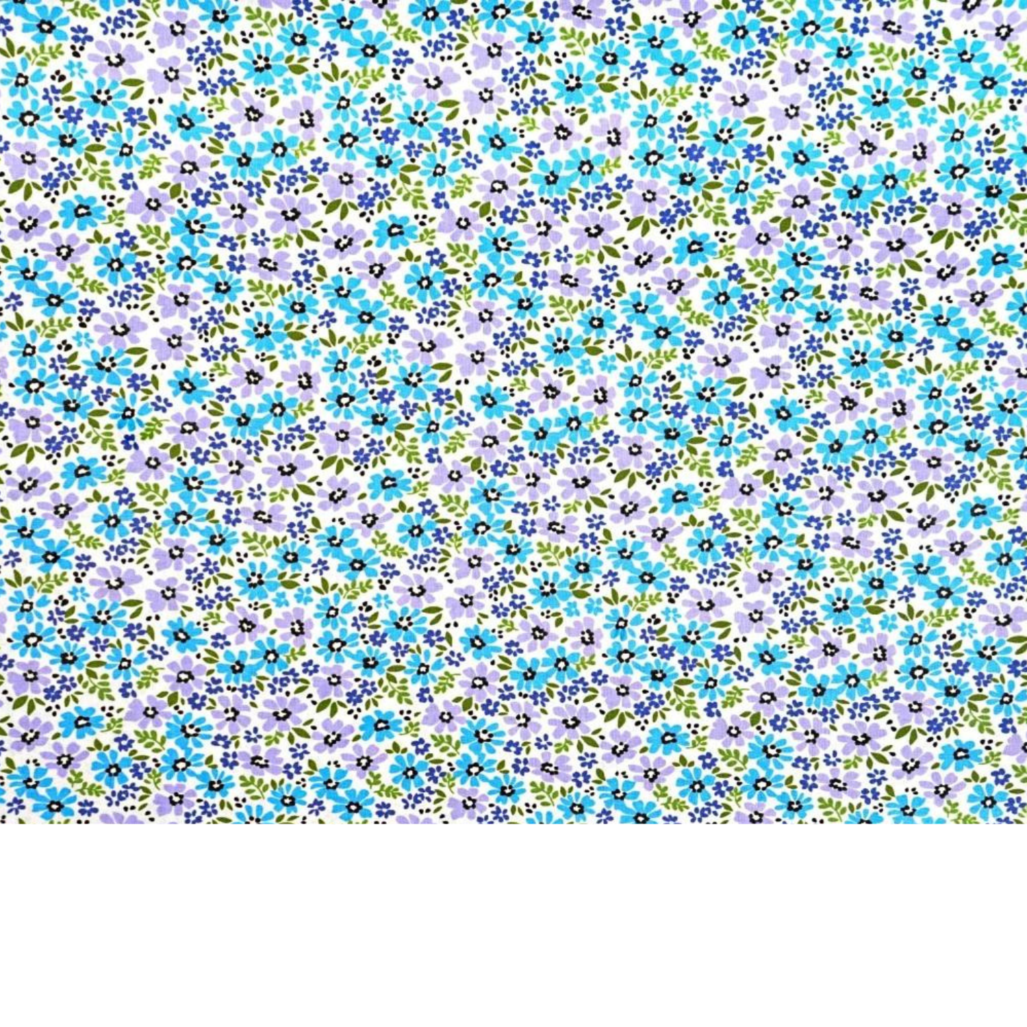 Tissu Coton Imprimé Fleurs
