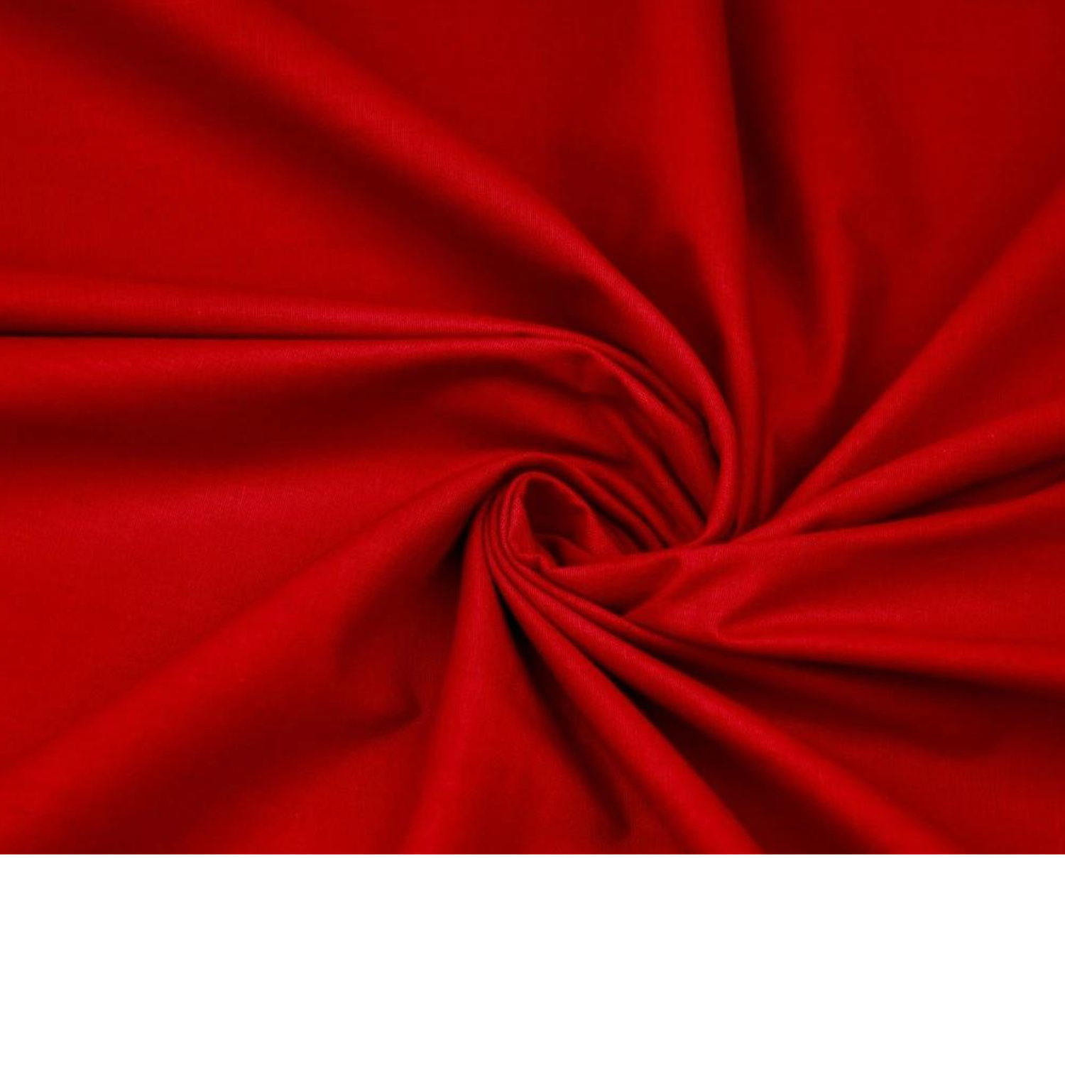 Tissu Coton Uni Rouge Foncé