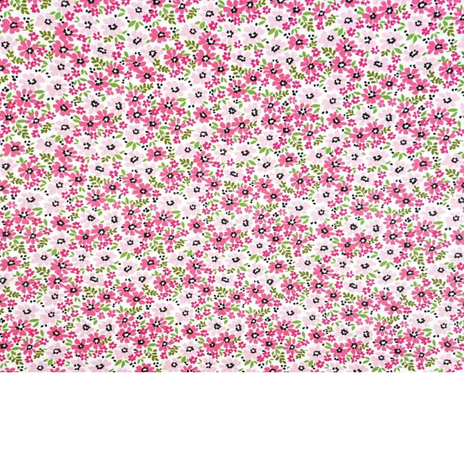 Tissu Coton Imprimé Fleurs