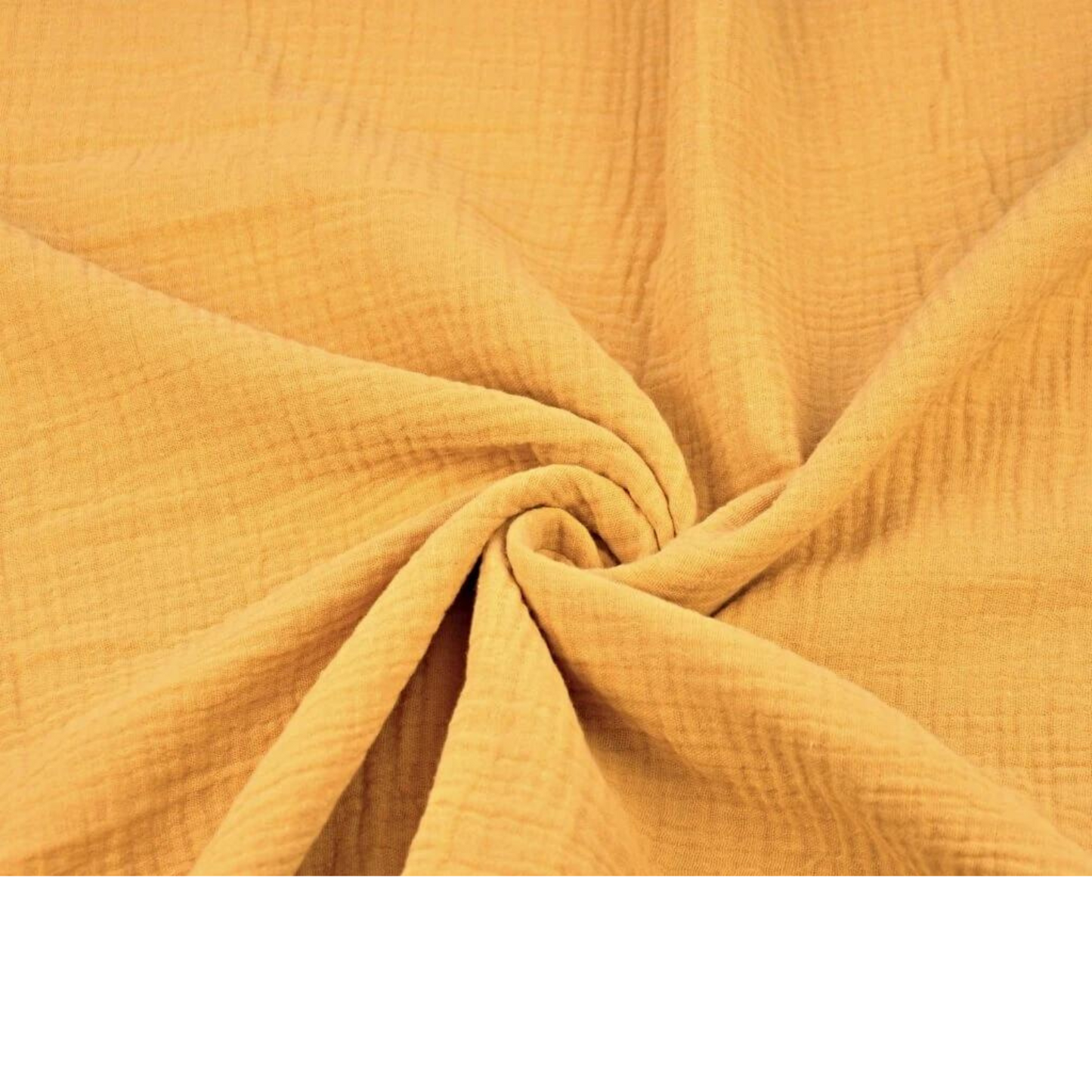 Tissu Double Gaze caramel au beurre salé