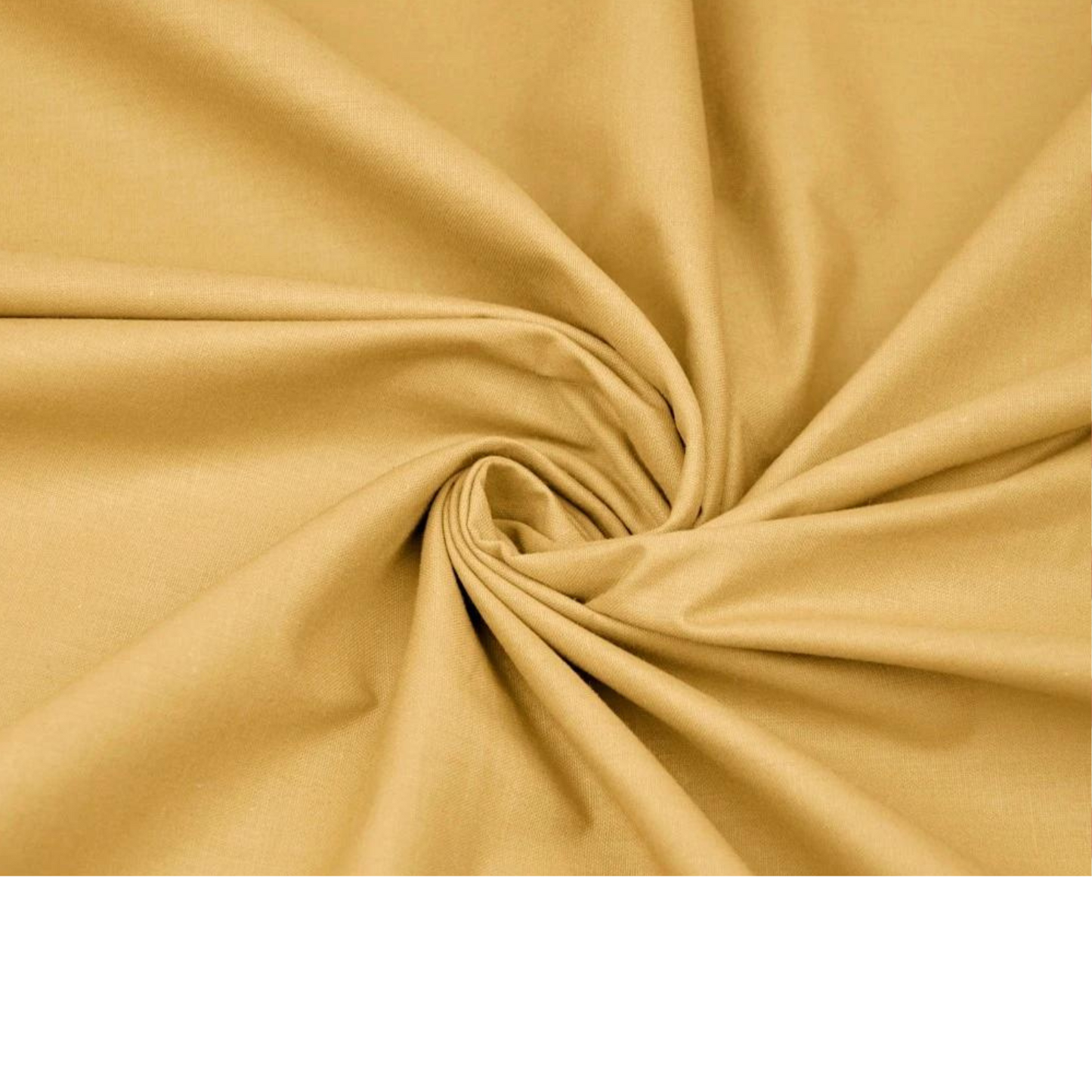 Tissu Coton Uni Toffee