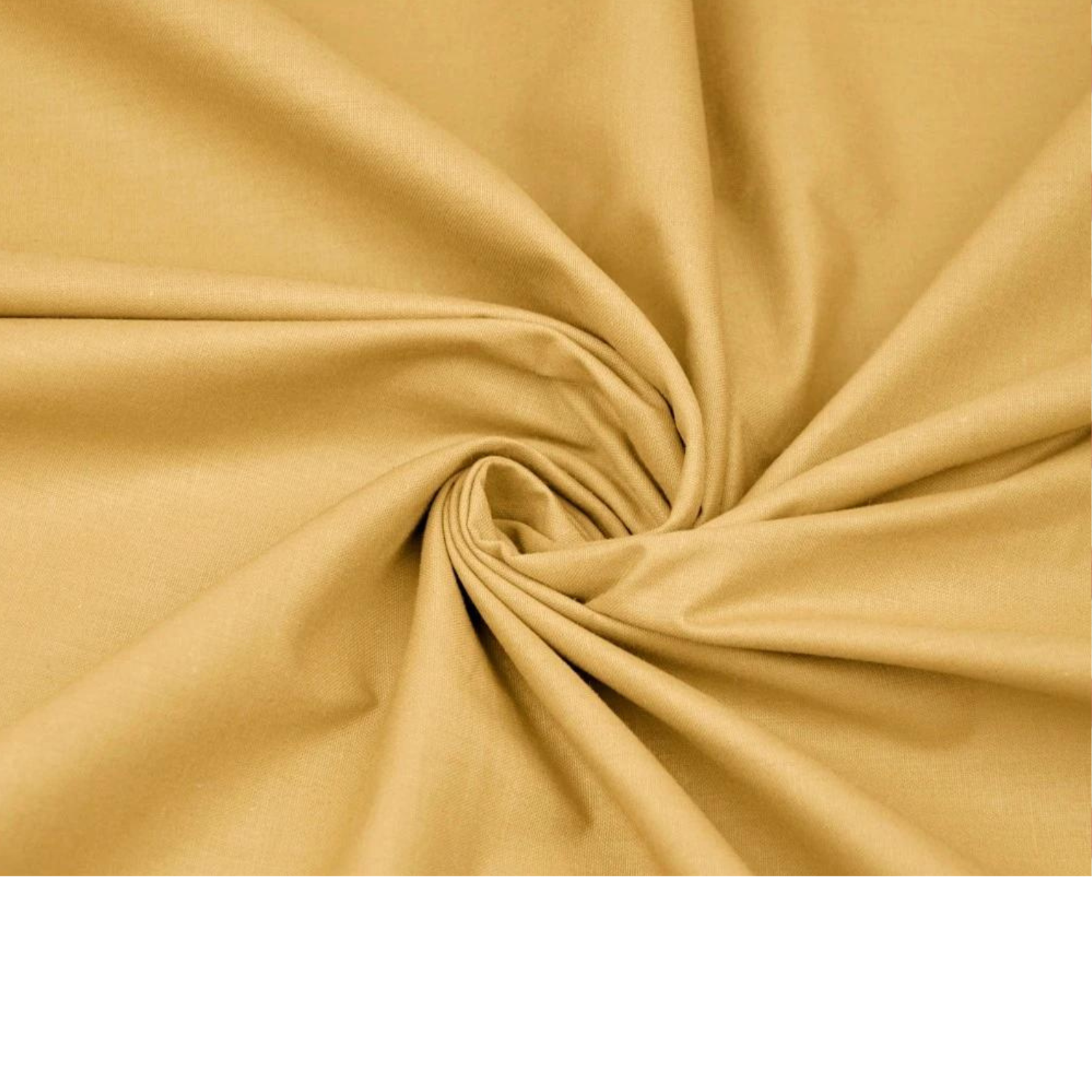 Tissu Coton Uni Toffee