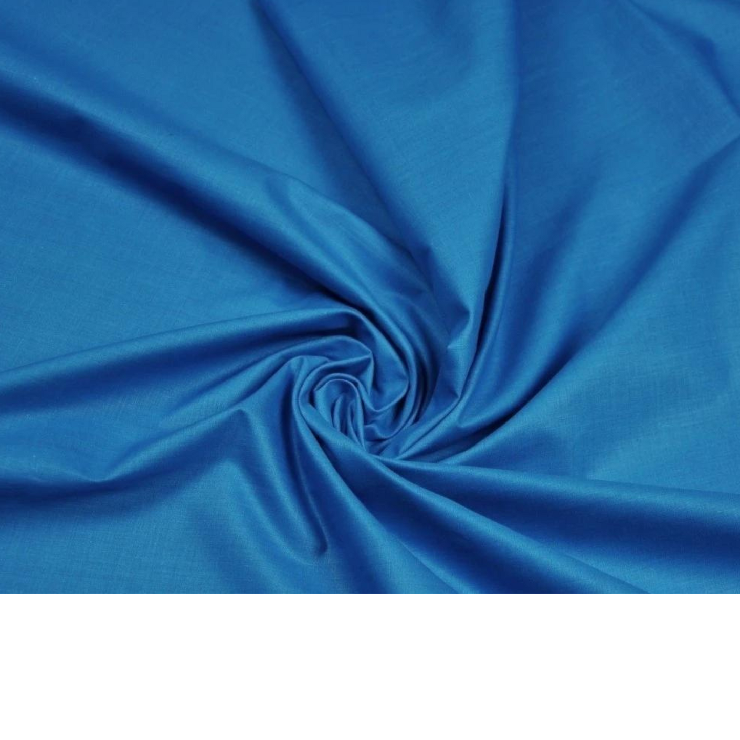 Tissu Coton Uni Bleu Cobalt