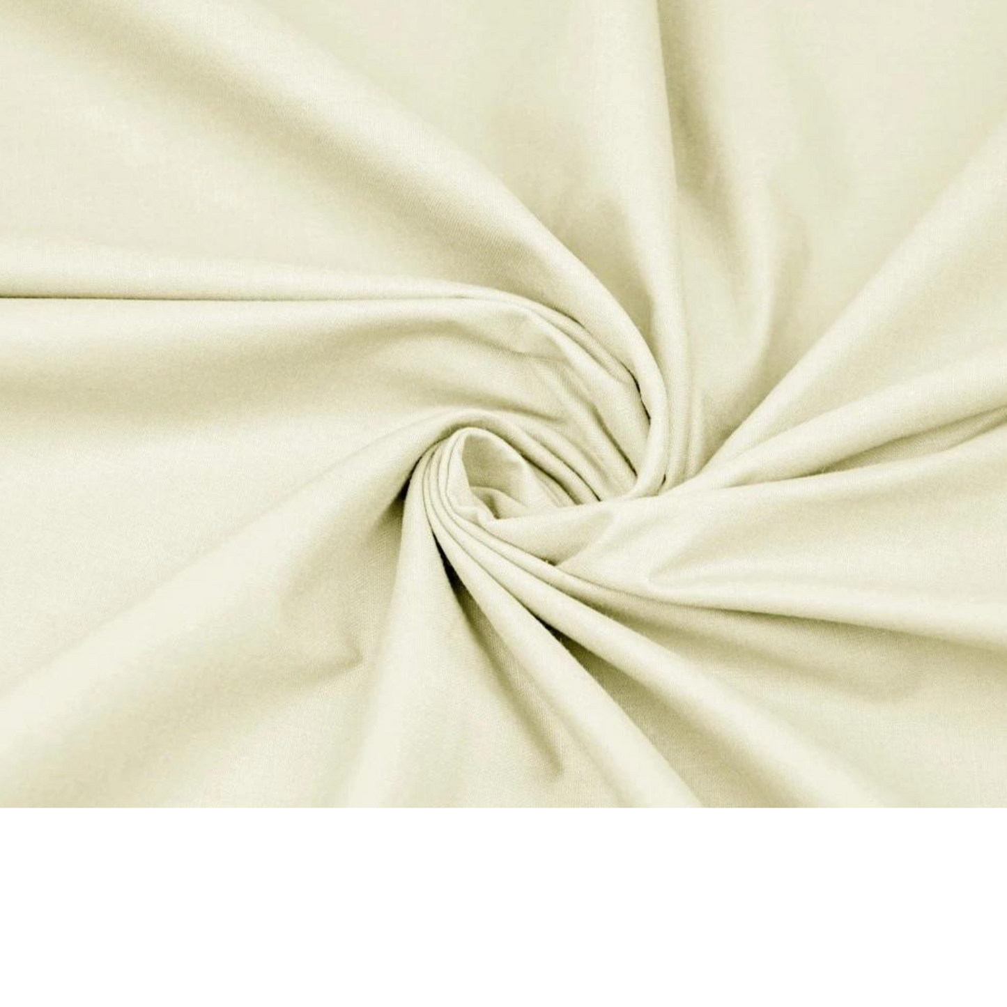 Tissu Coton Uni Ecru