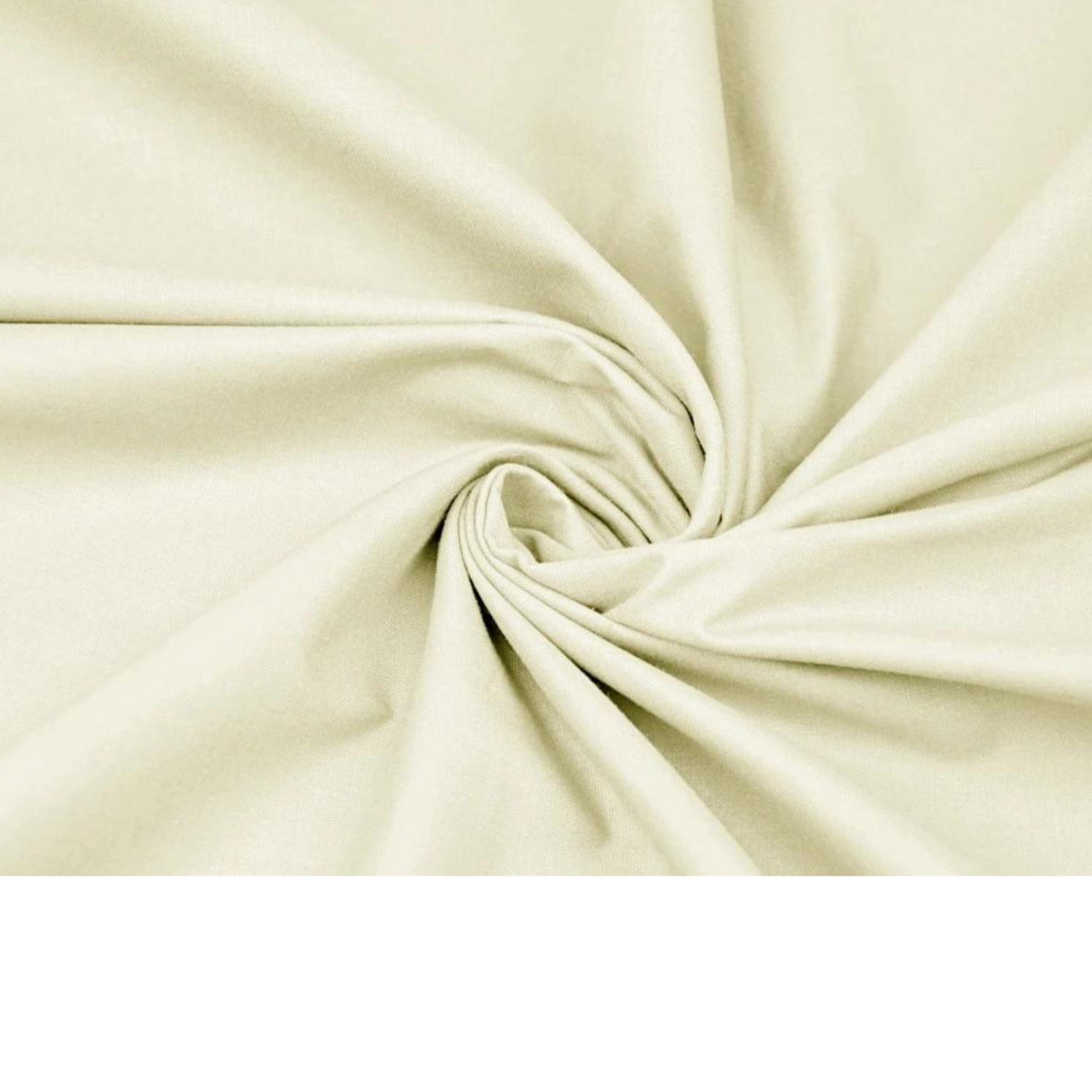Tissu Coton Uni Ecru