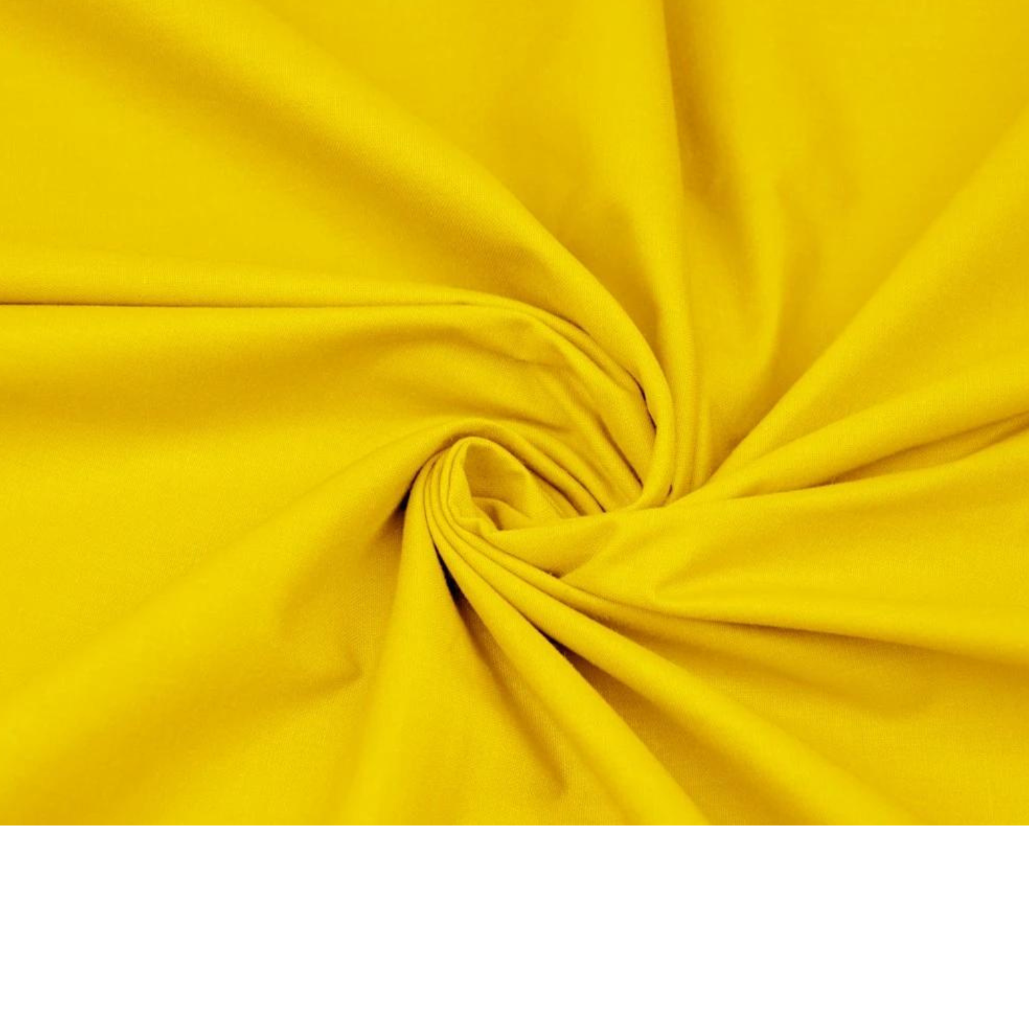 Tissu Coton Uni Jaune