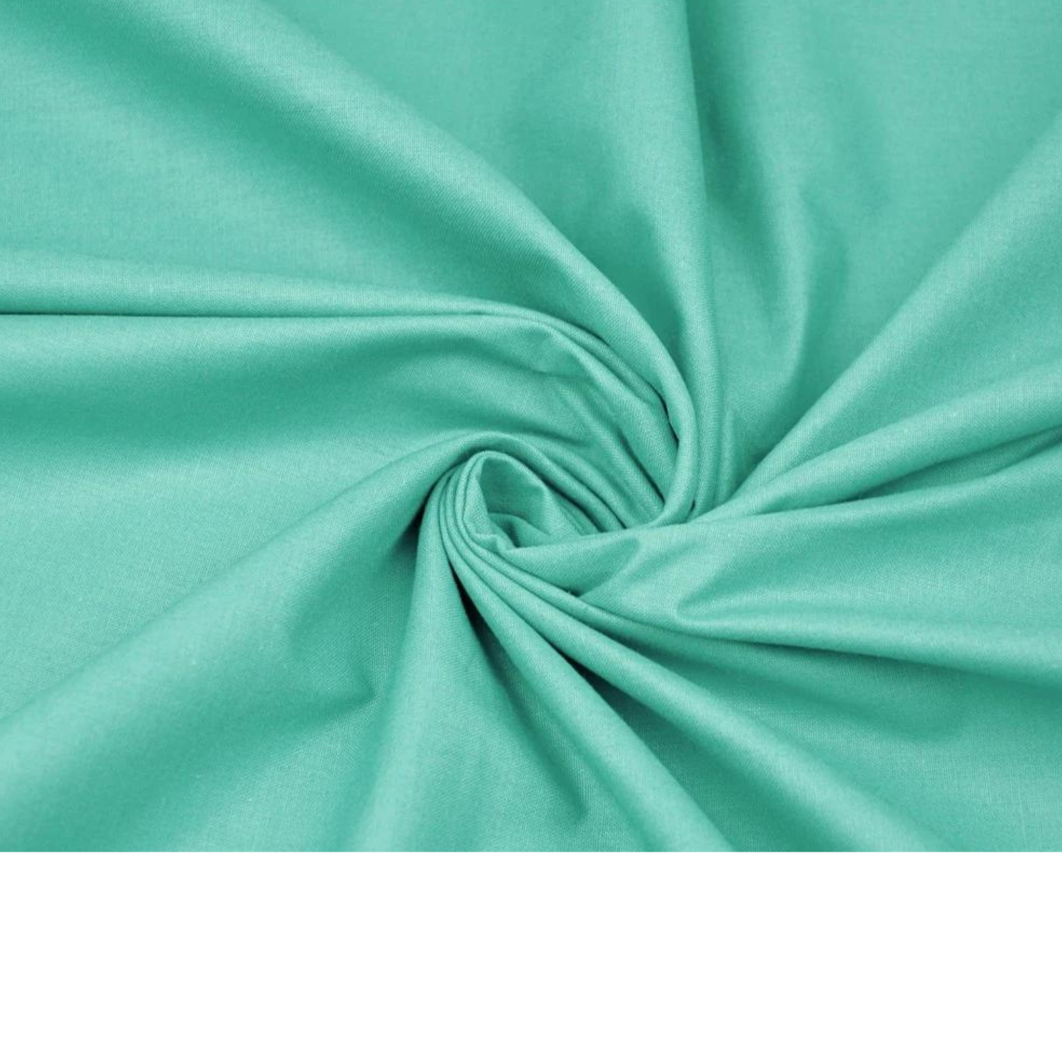 Tissu Coton Uni Menthe Foncé