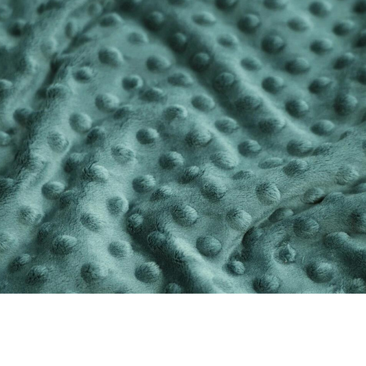 Jadeit-Salbei-Minky-Stoff