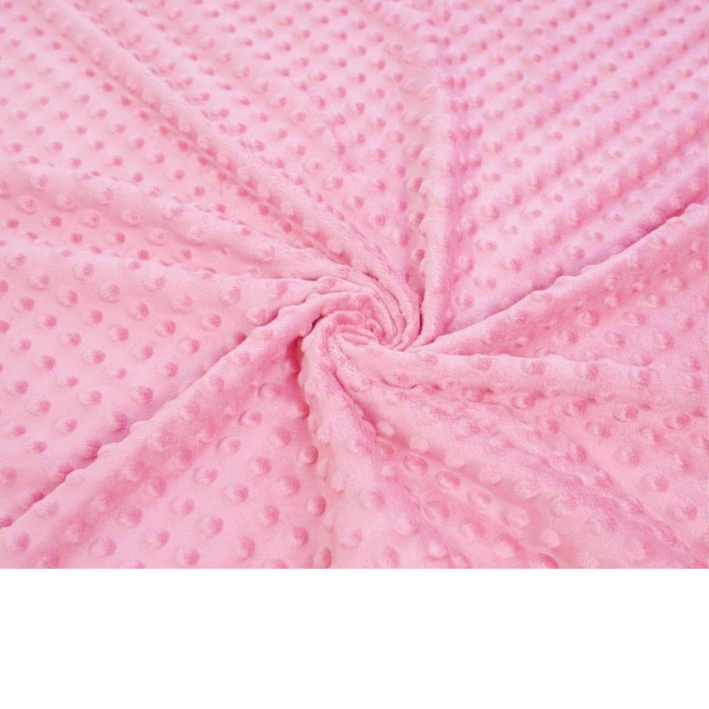 Tissu Minky Rose Bonbon