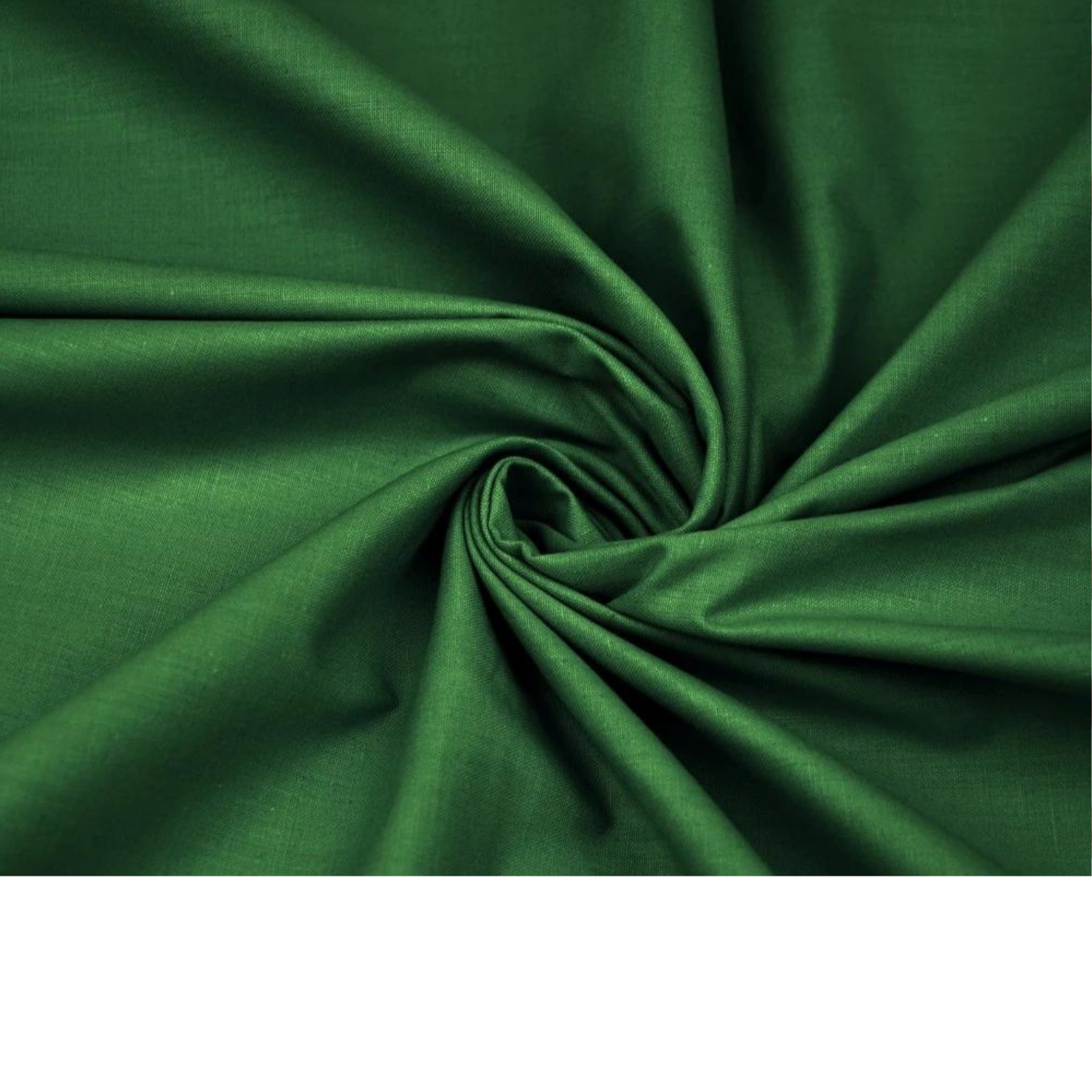 Tissu Coton Uni Vert Foncé