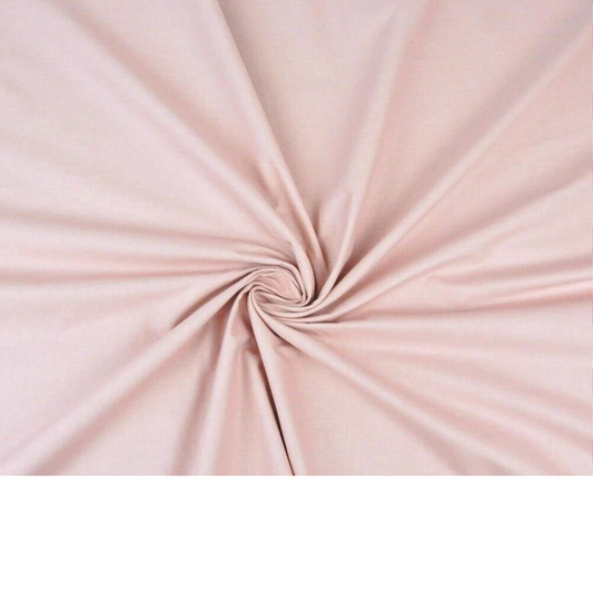 Tissu Coton Uni Vieux Rose