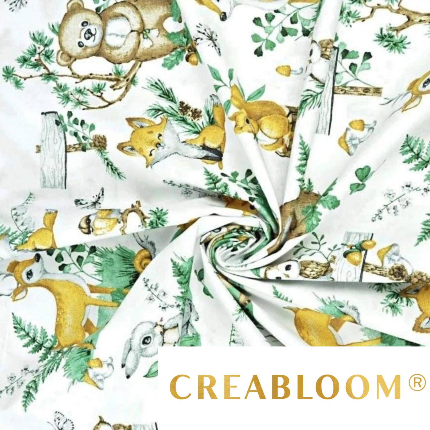Tissu Coton Motif Animaux