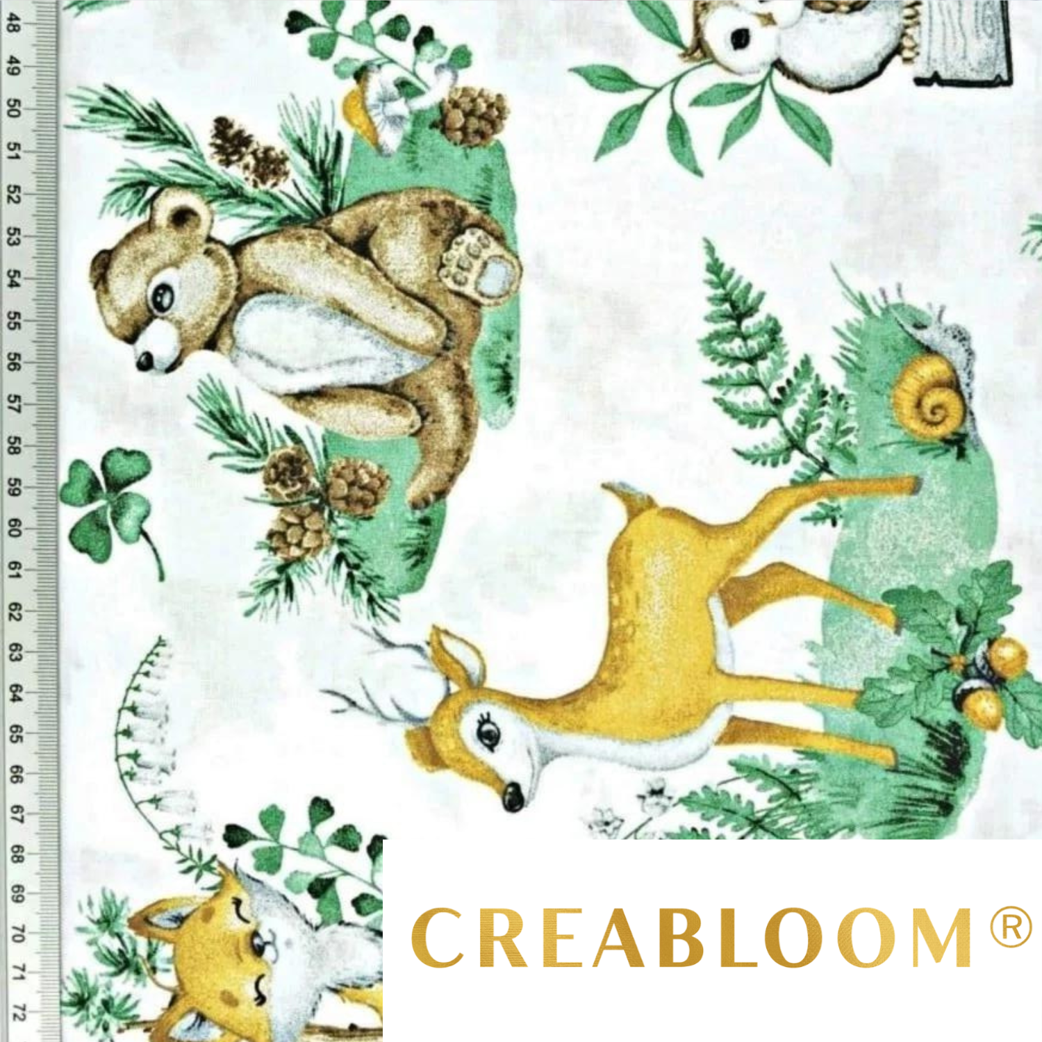 Tissu Coton Motif Animaux