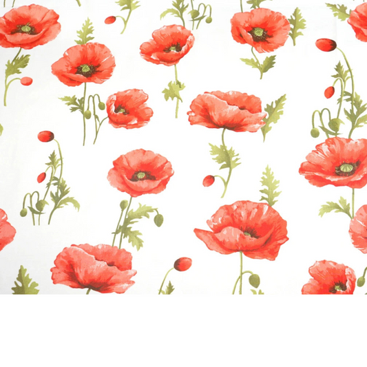 Tissu coton imprimé fleurs