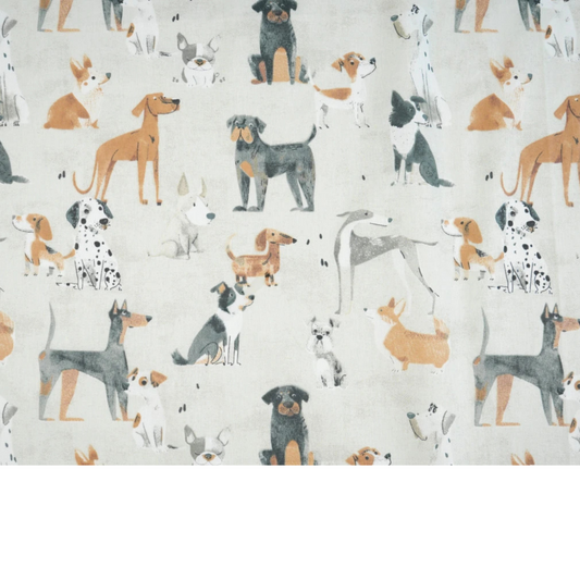 Tissu coton Motif chiens