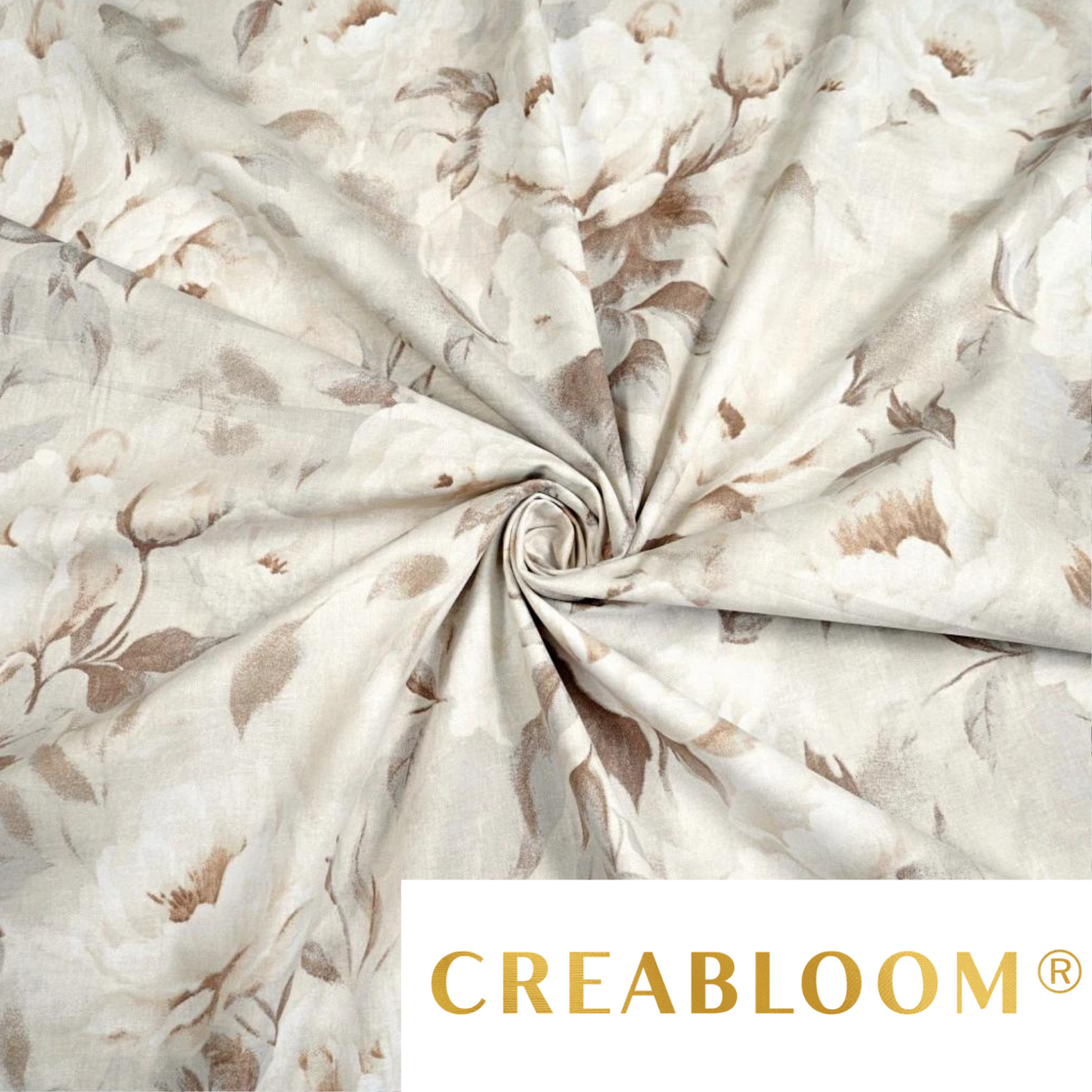 Tissu Coton Imprimé Fleurs