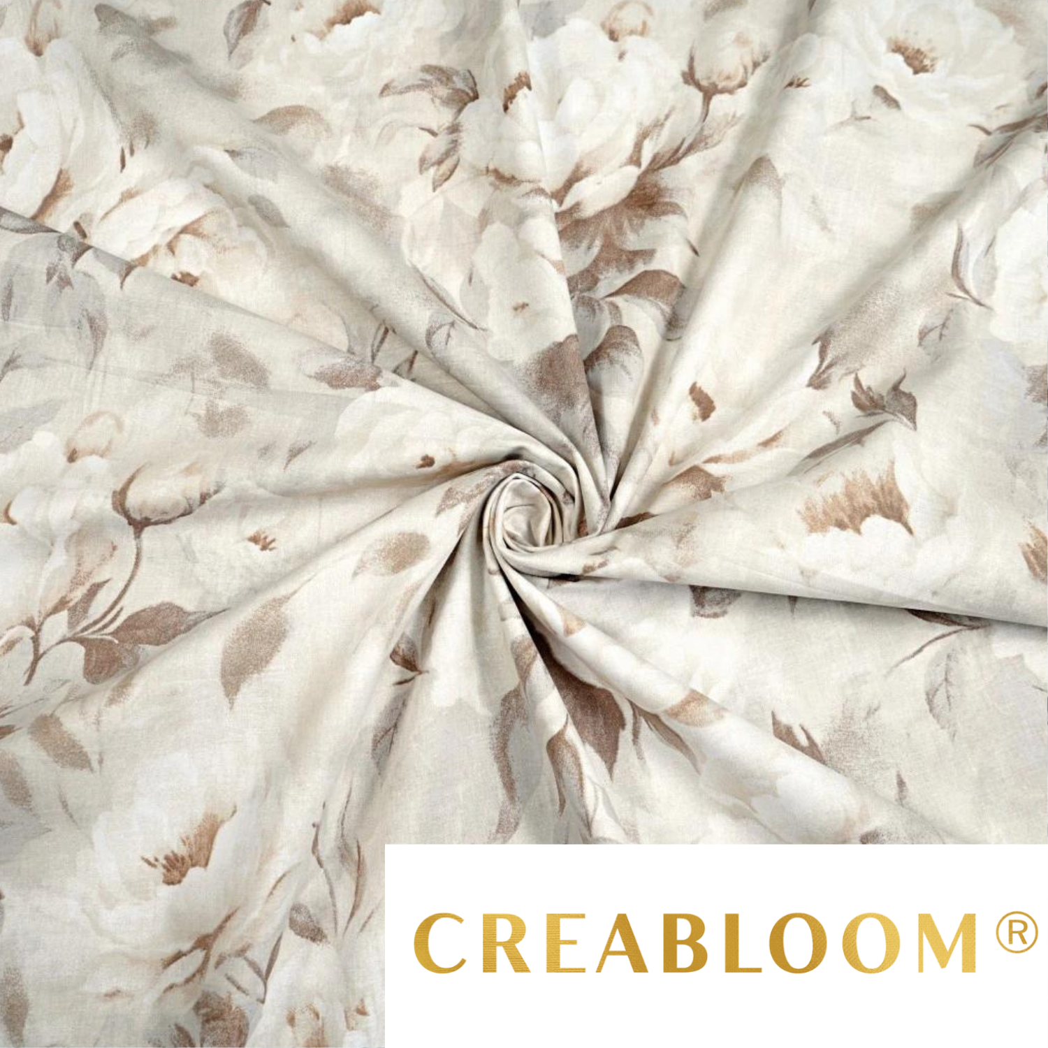 Tissu Coton Imprimé Fleurs