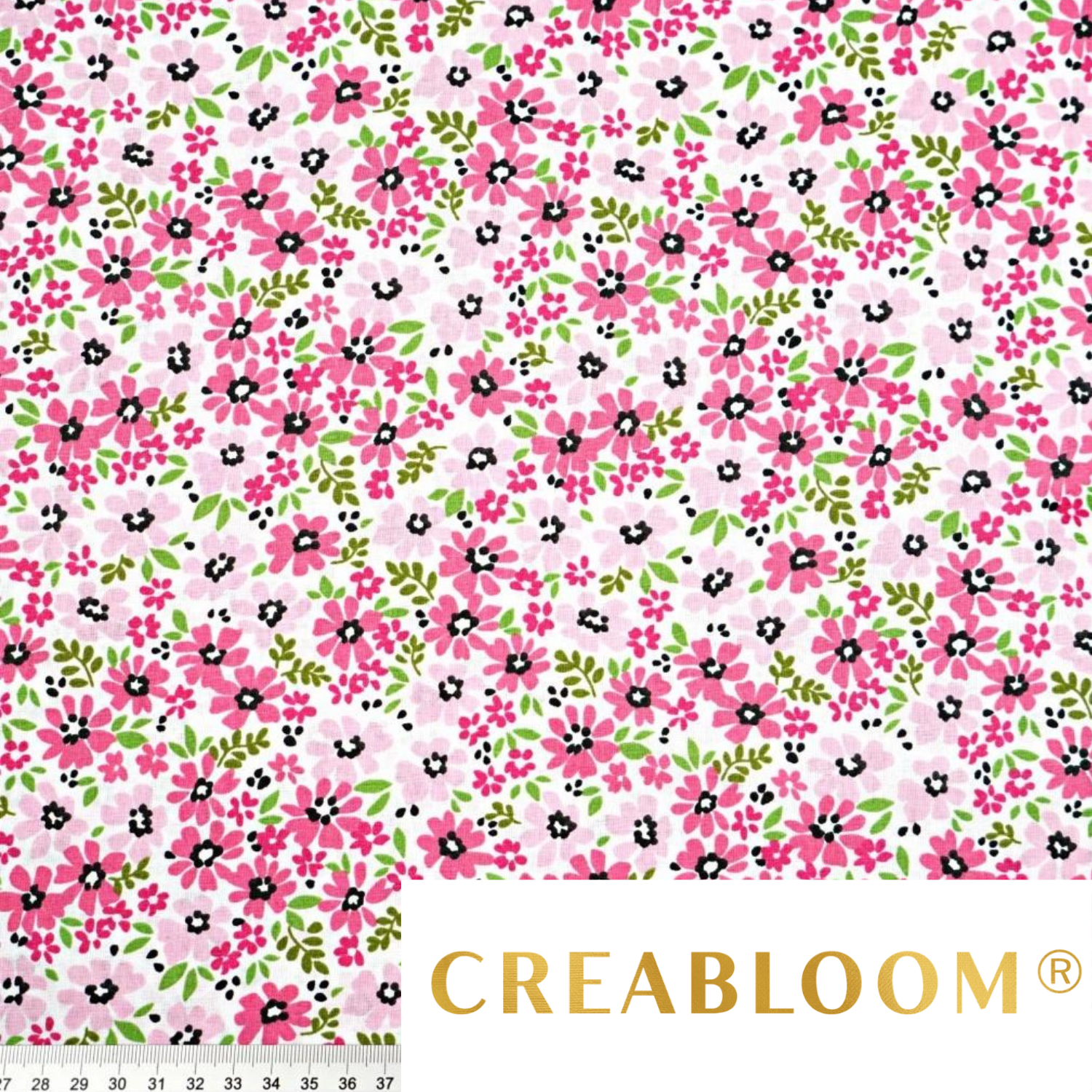 Tissu Coton Imprimé Fleurs