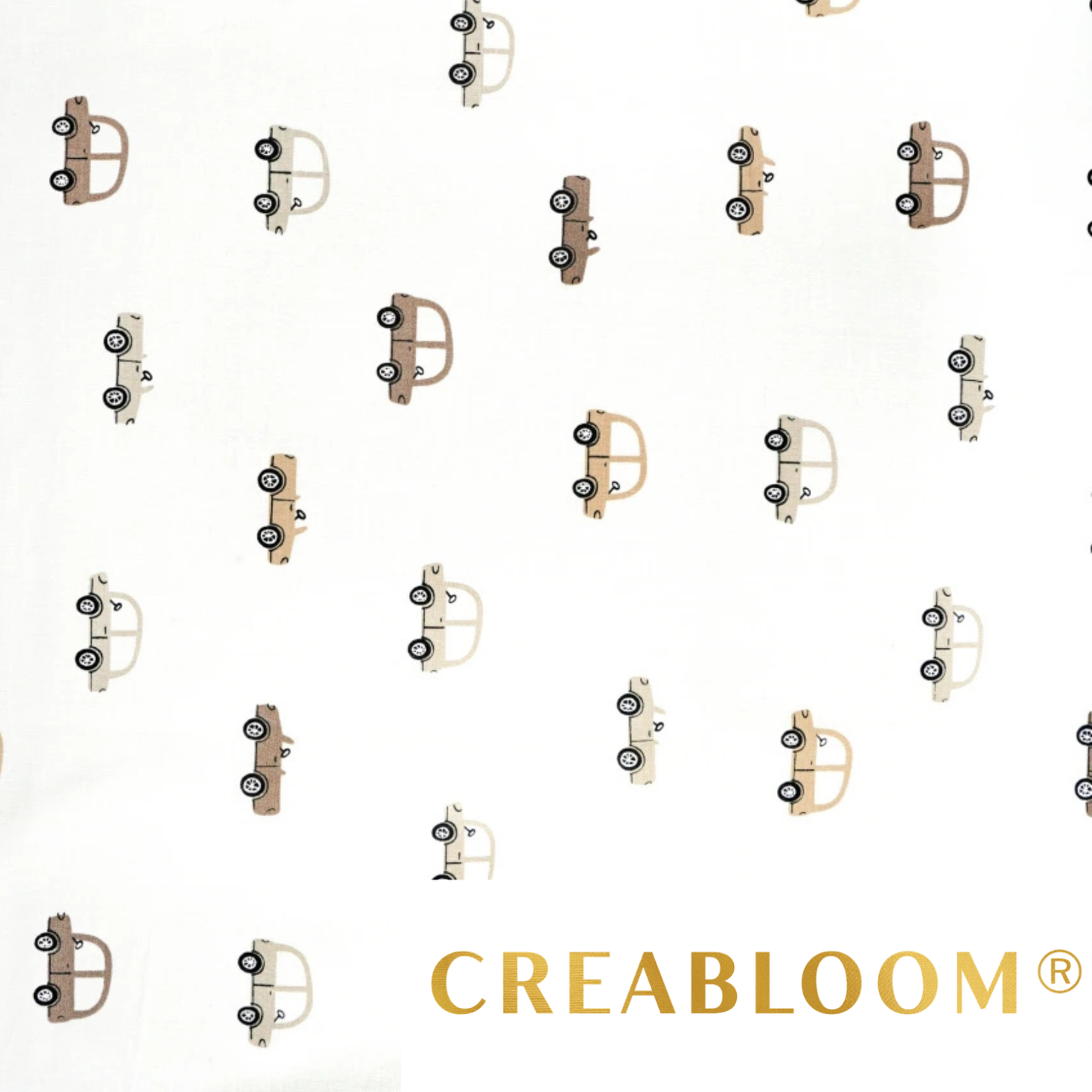 Tissu coton Motif voitures