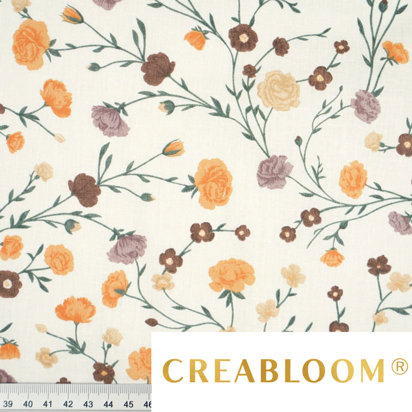 Baumwollstoff Blumenmuster