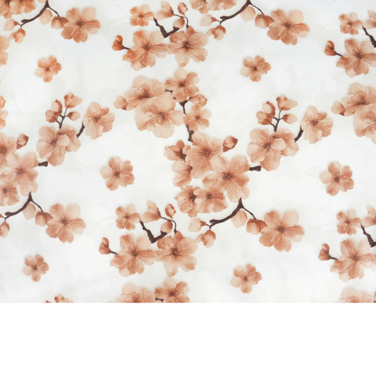 Tissu coton Motif grandes fleurs