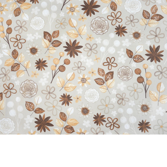 Tissu coton imprimé fleurs