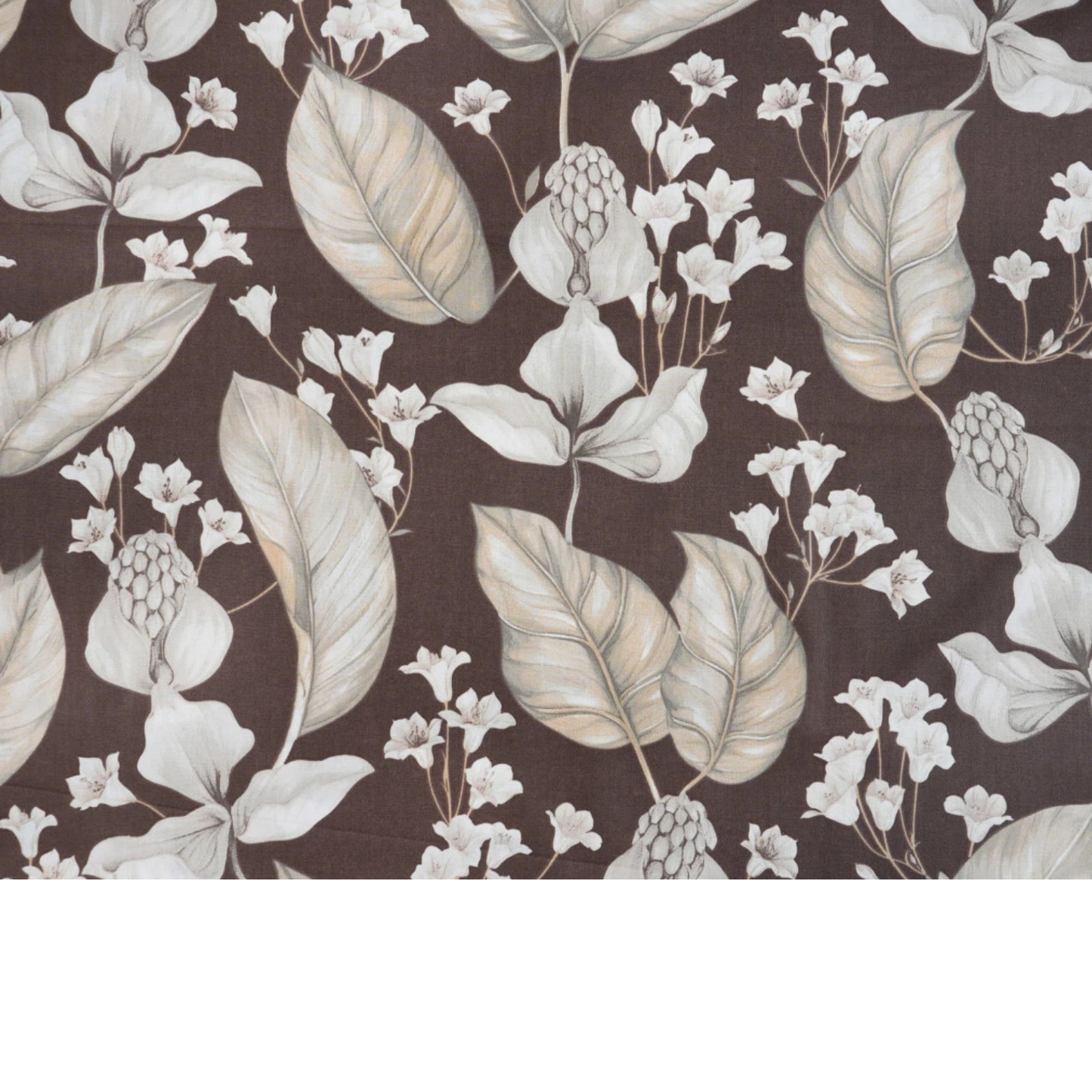 Tissu coton imprimé grandes fleurs