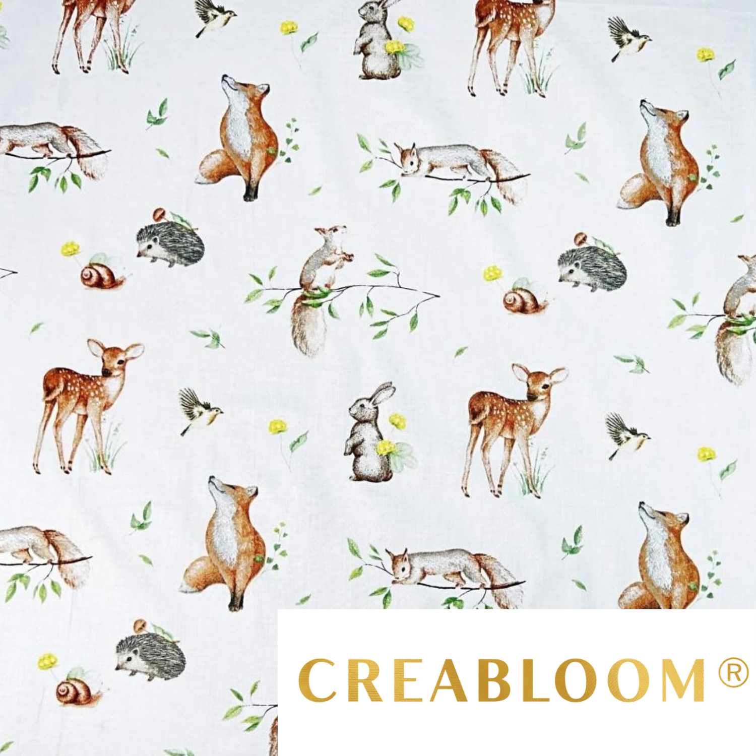 Tissu Coton Motif Animaux