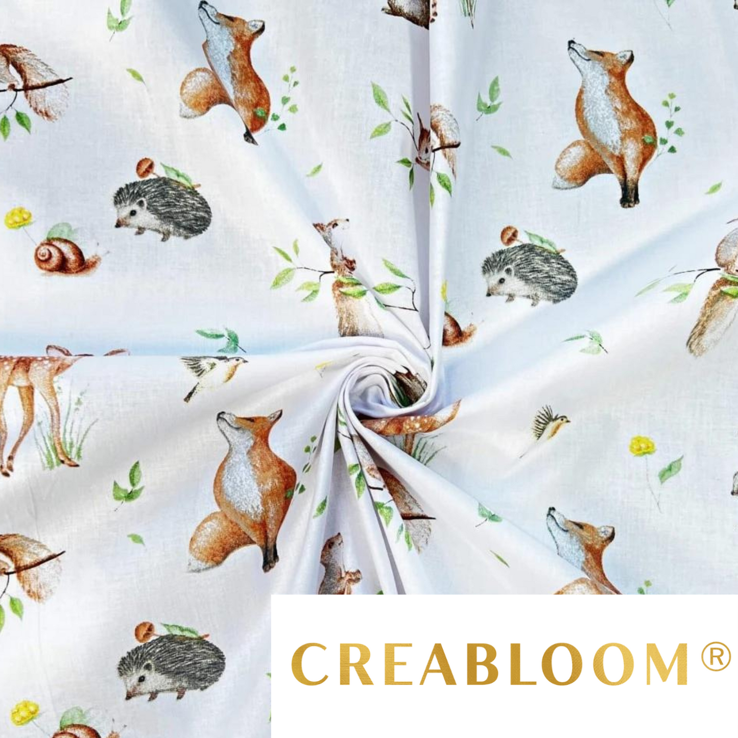 Tissu Coton Motif Animaux