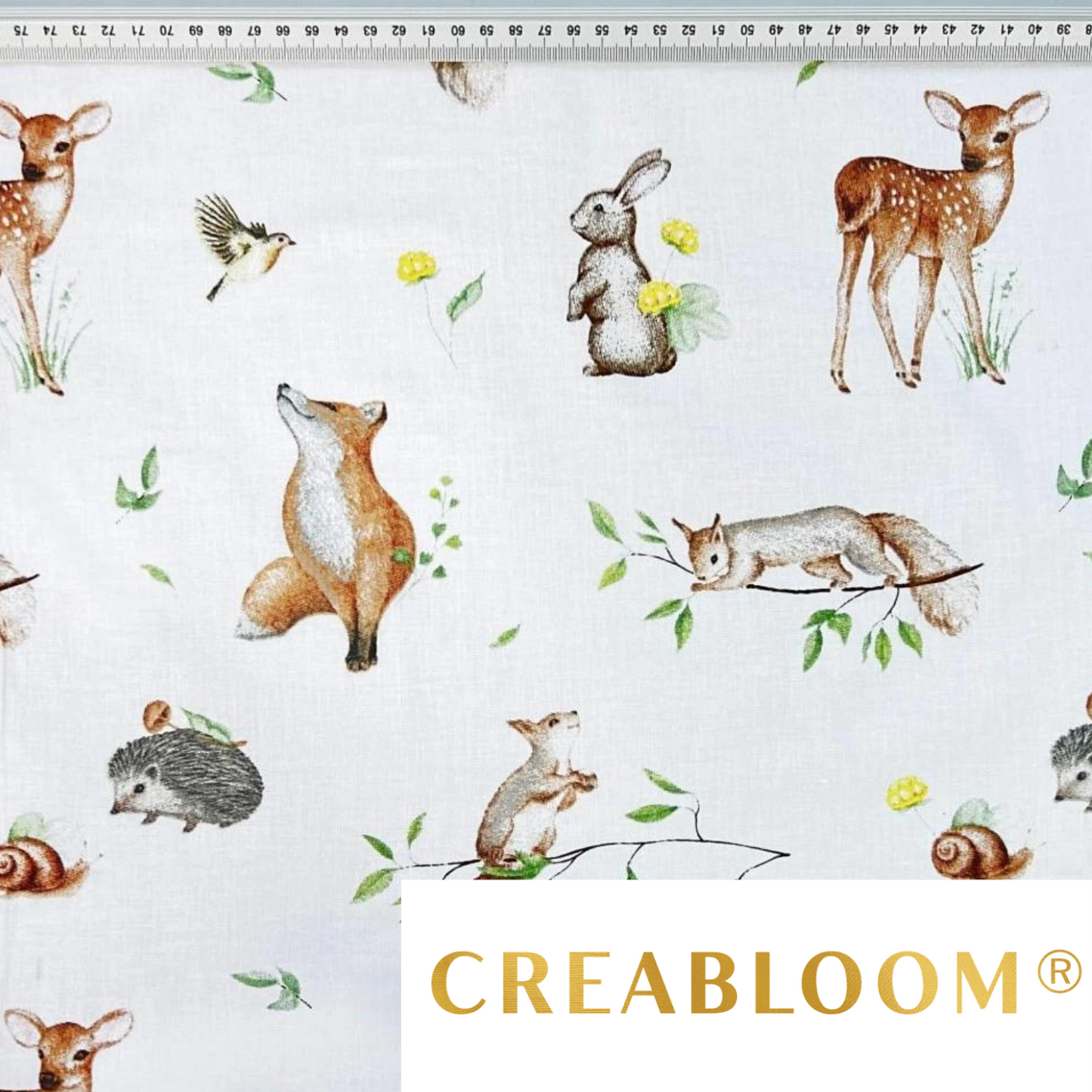 Tissu Coton Motif Animaux