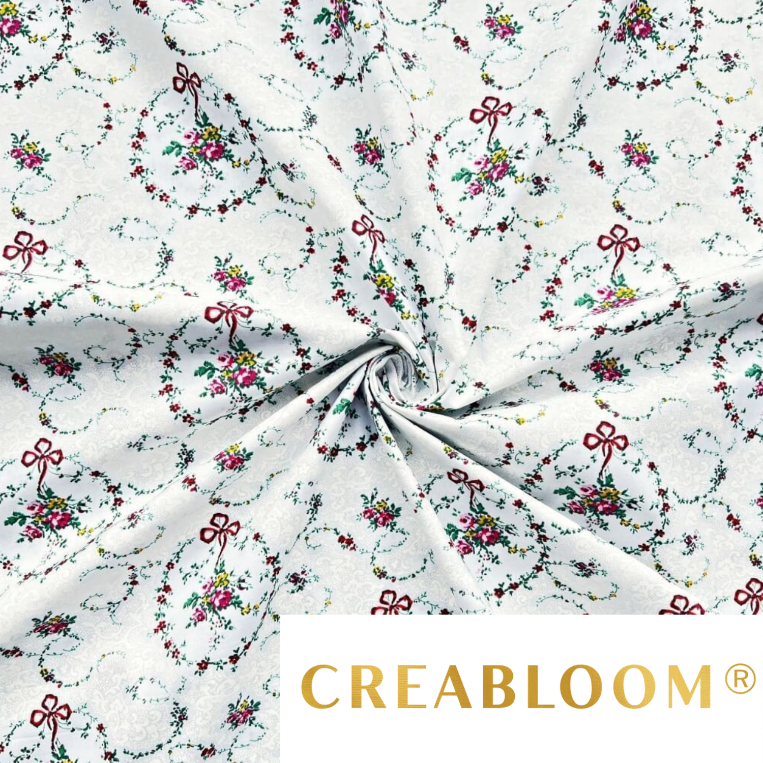 Tissu Coton Imprimé Fleurs