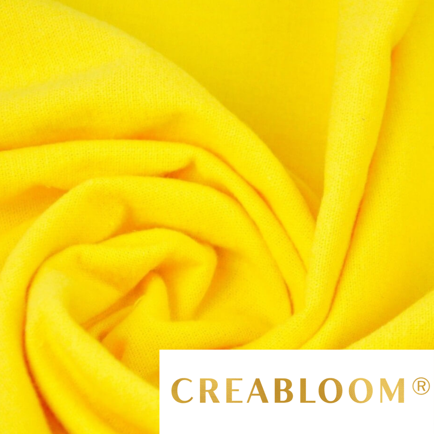 Tissu flanelle jaune