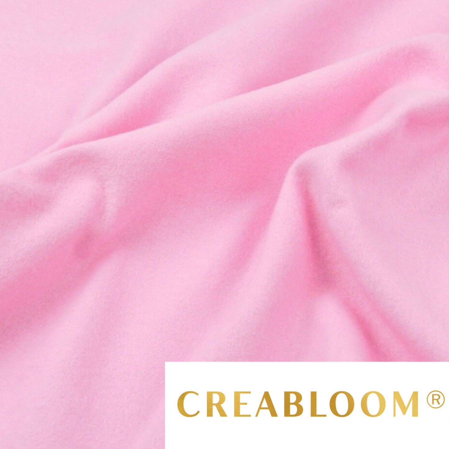 Tissu flanelle rose