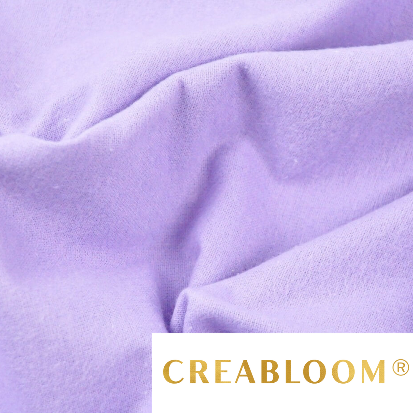 Tissu flanelle lavande