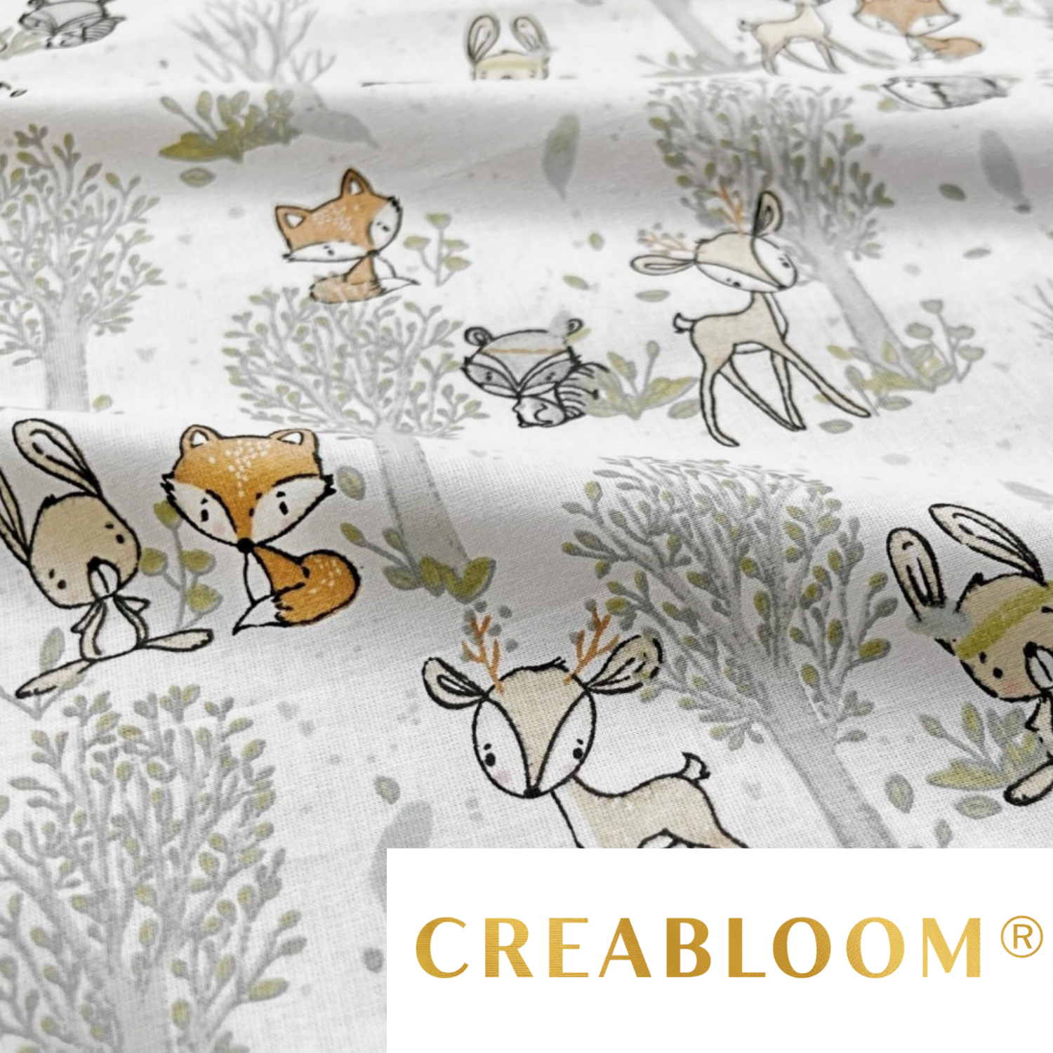 Tissu Coton Motif Animaux