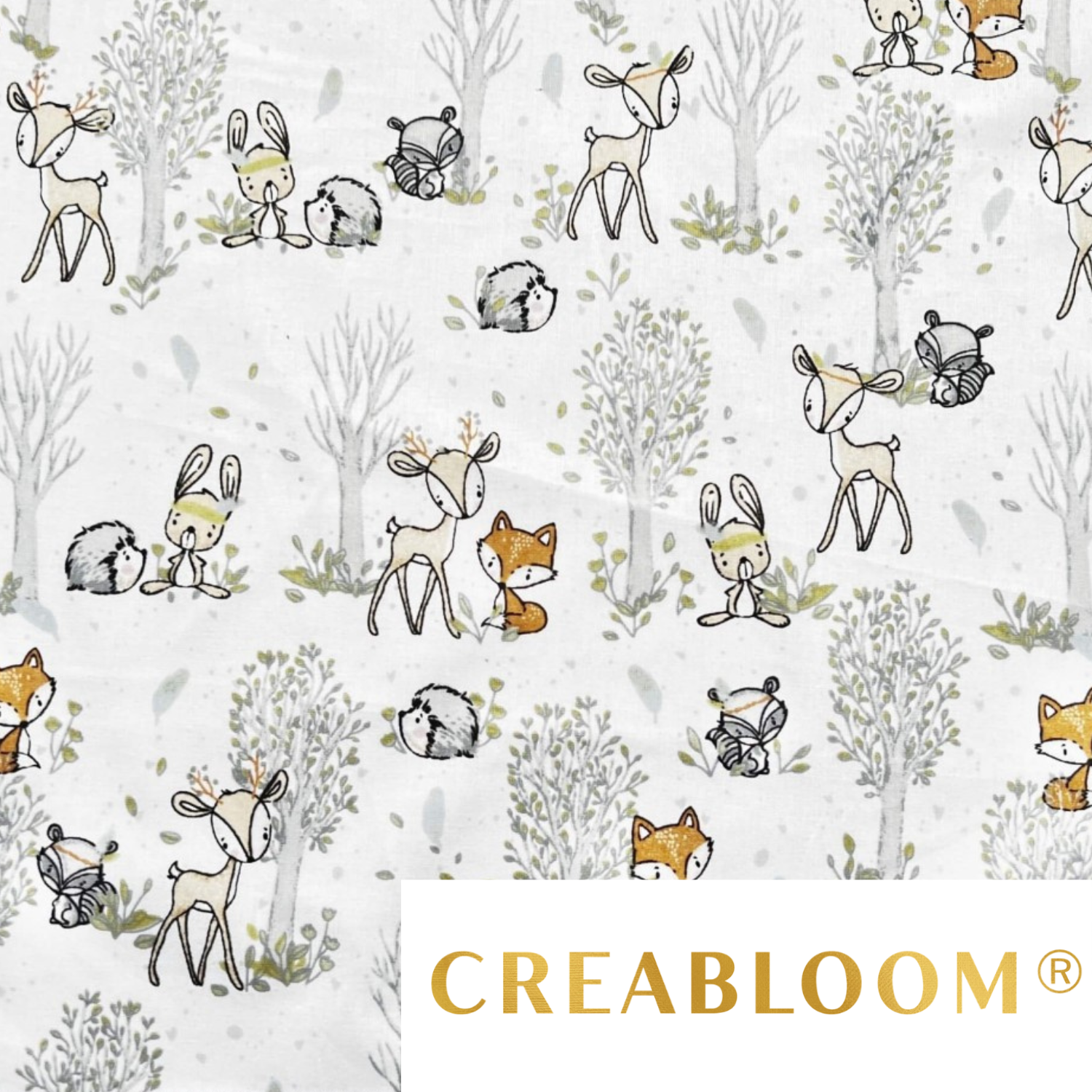 Tissu Coton Motif Animaux