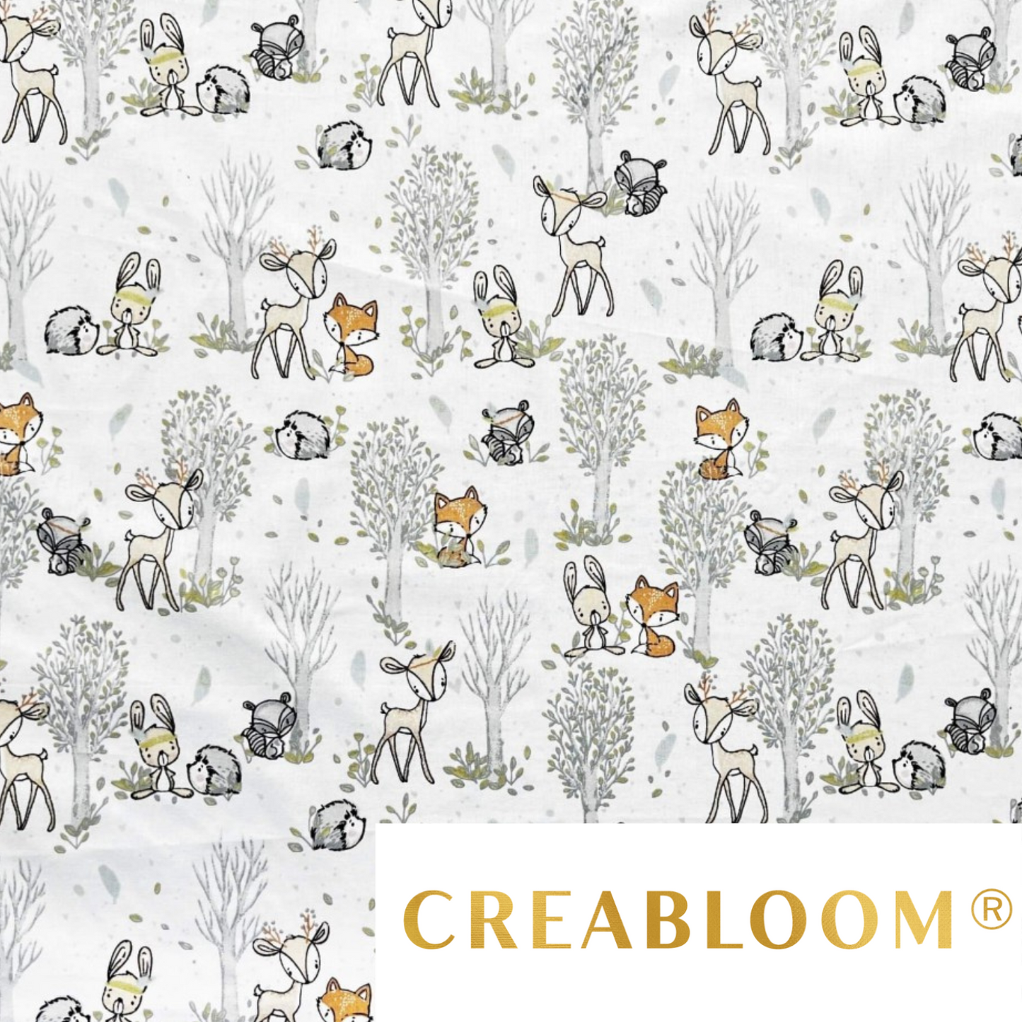 Tissu Coton Motif Animaux