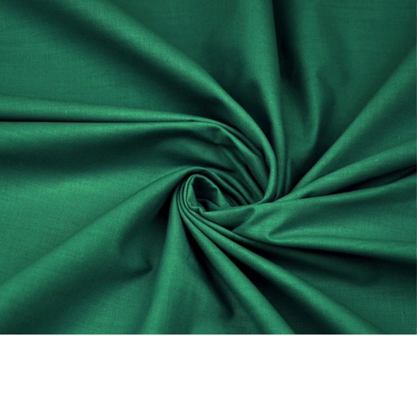 Tissu Coton Uni Vert