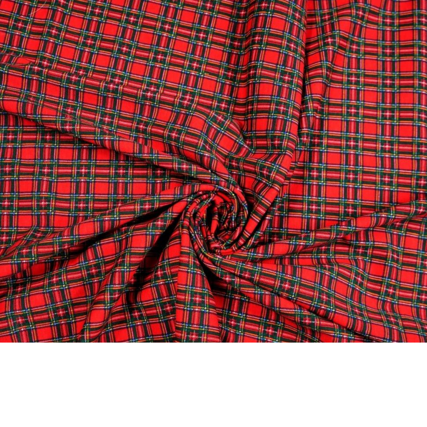 Tissu Jersey imprimé tartan