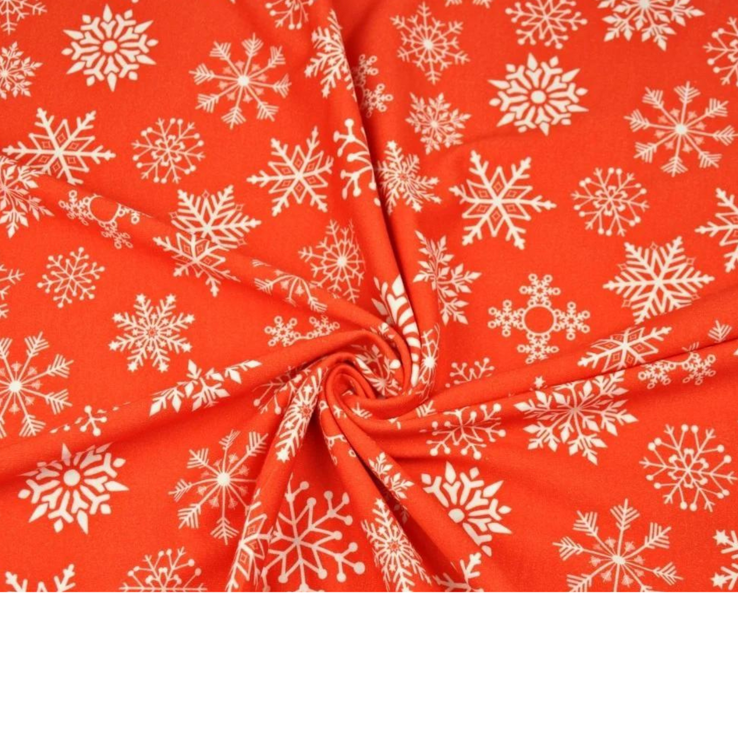Tissu Jersey - Rouge et blanc