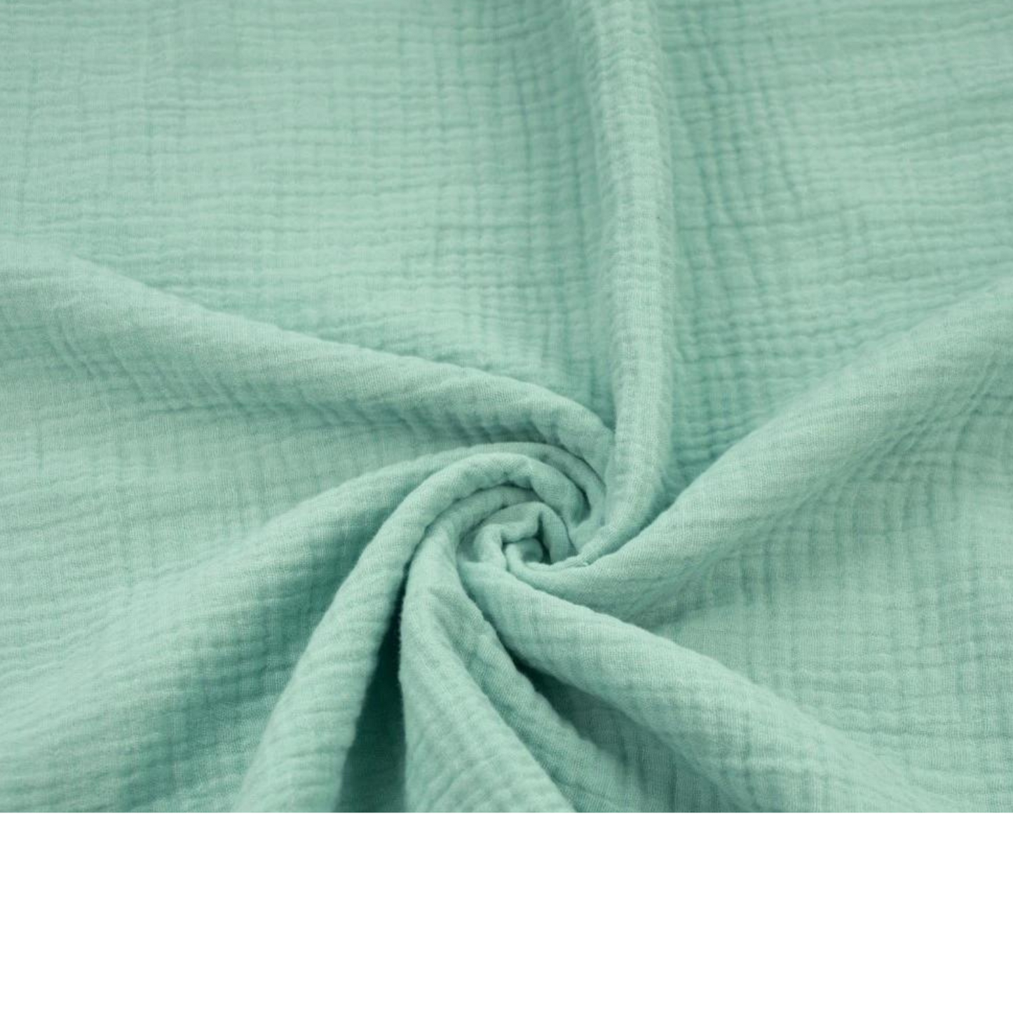 Tissu Double Gaze jade