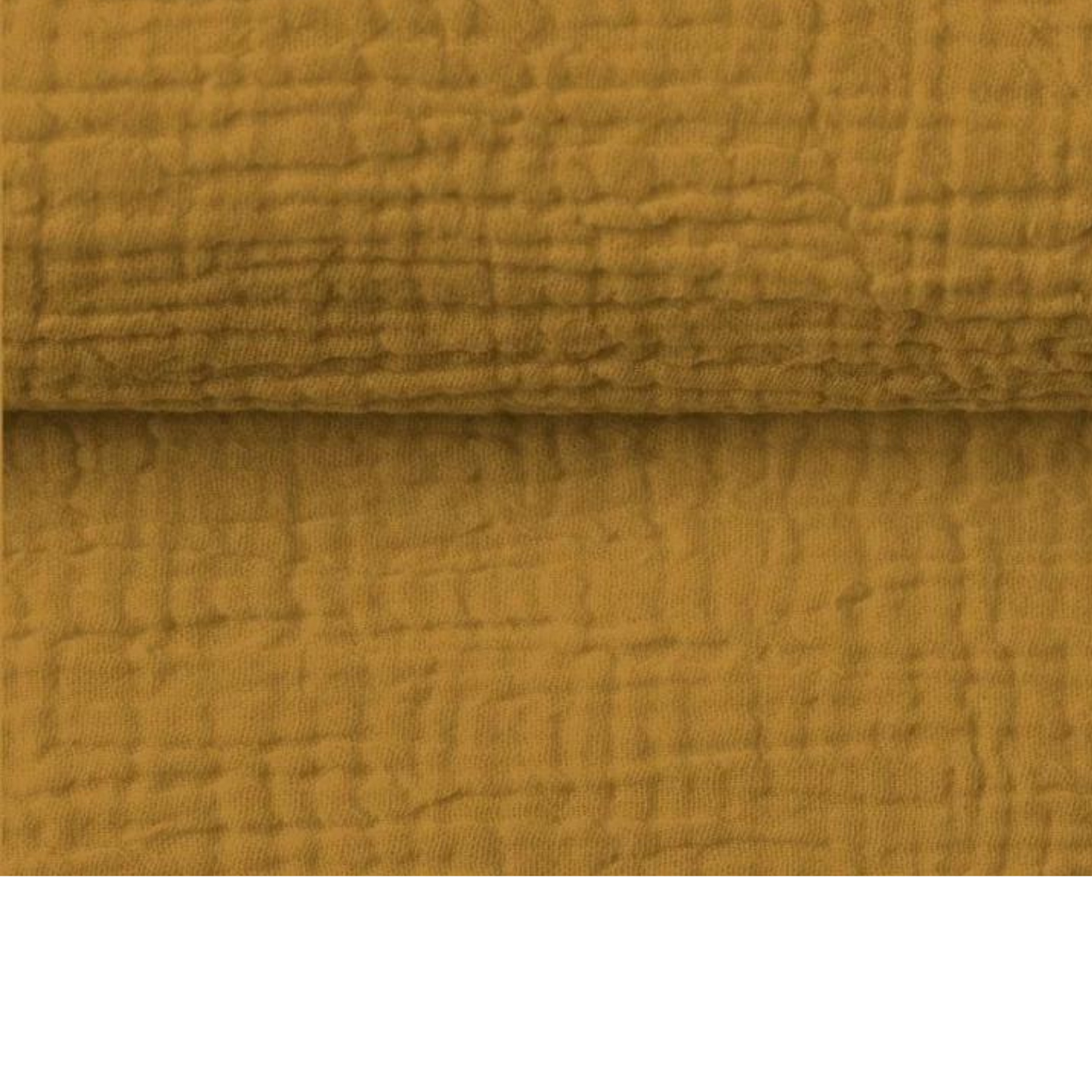 Tissu Double Gaze couleur mangue