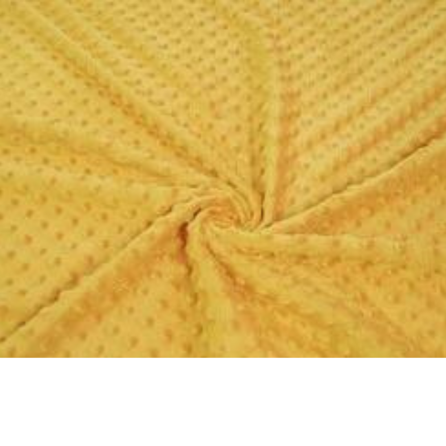Tissu Minky Moutarde épicée