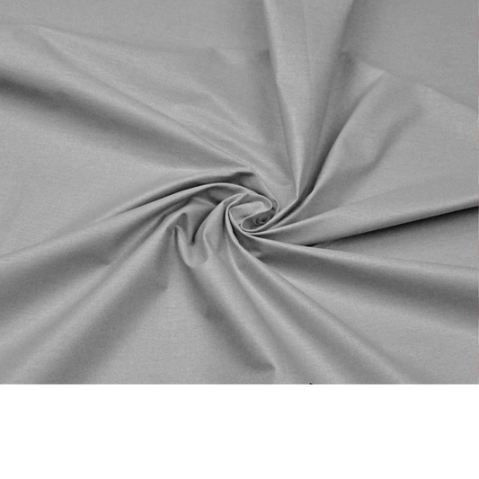 Tissu Coton Uni Gris
